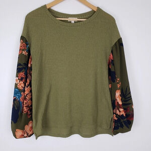 Umgee Waffle Knit Top